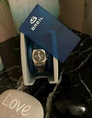 £135 • Buy Authentic Designer Breil Milano Chrono Quartz Ladies Watch Matte Steel  Os20