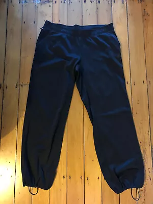 $20 • Buy EUC, Adidas Ladies Black Tracksuit Pants, Size L, Climawarm. 