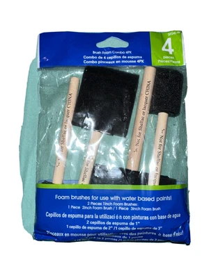 $4.90 • Buy 4 Foam Brushes