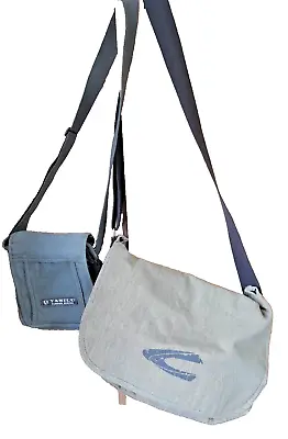 Camel Active Canvas Bags Fits A4 Folder Sand Colour And Green  Unisex bags X 2 • £15