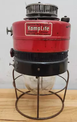 Vintage 1950s Kamp Lite Kamplite American Gas Co IL-1B Inverted Lantern Gas USED • $199.99