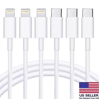 For IPhone 14 13 11 X XS XR IPad Lighting To USB C Fast Charger PD Cable 3Ft • $9.99