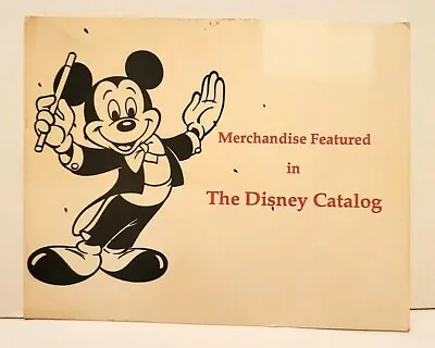 Disney Store Cardboard Merchandise Sign Mickey Mouse Character • $3.99