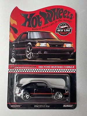 2023 Hot Wheels Red Line Club RLC Membership 1993 Ford Mustang Cobra R W/ Patch • $39.99