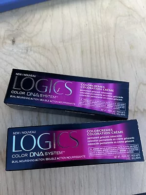 2 Logics Color DNA System Permanent Hair Color Creme Medium Brown Red Violet 3RV • $19.95