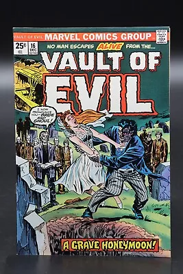 Vault Of Evil (1973) #16 Larry Lieber Cover Reprints Bill Everett Jay Pike NM • $48