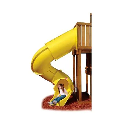 $756.06 • Buy Swing N Slide NE 4405 Turbo Tube Plastic Slide Yellow Kids Outdoor Fun Play New
