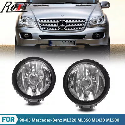 For 1998-2005 Mercedes-Benz M-Class ML320 Front Bumper Lamp Fog Light Clear Lens • $31.99