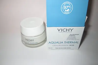 Vichy Labs Aqualia Thermal Rich Moisturizer For Dry/Very Dry Skin .51 Oz. Boxed • $8.99