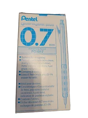 Pentel Graph Gear 1000 Automatic Drafting Pencil 0.7mm Lead Size Blue Barre... • $12