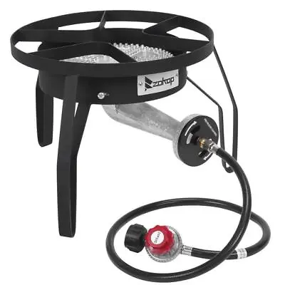 200000 BTU Outdoor Stove Propane Burner Gas Portable BBQ Grill Picnic Black Mini • $68.95