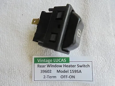 Vintage LUCAS 39602 Rear Window Heater Switch • $12.50