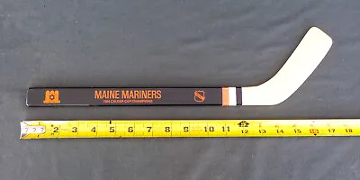 1984 MAINE MARINERS CLADER CUP CHAMPIONS AHL Mini Hockey Stick Vtg • $18.99