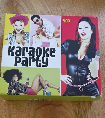 Karaoke Party CD 4 Discs (2003) Value Guaranteed From EBay’s Biggest Seller! • £0.99