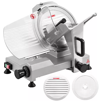 Commercial Deli Cheese Slicer: 10 Inch Electric Meat Slicer Blade 240W 1400RPM • $230.24