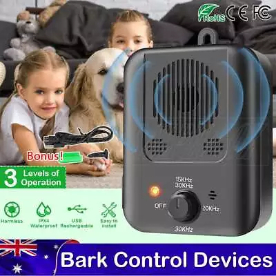 Dog Barking Stop Ultrasonic Device Repeller Anti-Bark Bark Control Anti Barking • $20.45