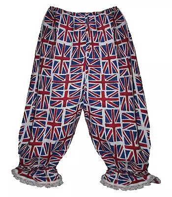 Adults Union Jack Flag Great Britain GB Bloomers Fancy Dress • £14.95