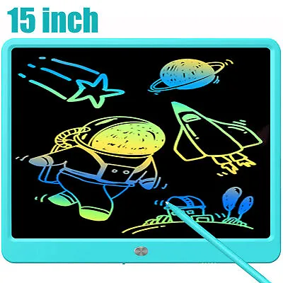 15  LCD Writing Tablet Electronic Drawing Notepad Doodle Board Kids Office • $17.99