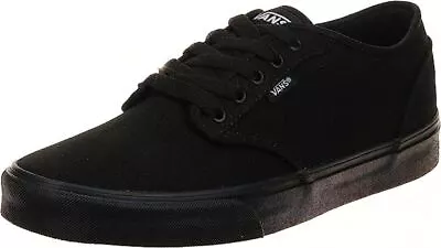 Vans Atwood Black Black Canvas Mens Skate Trainers Shoes • £54.99