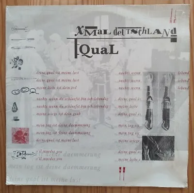 Xmal Deutschland Qual UK Press 12  Vinyl 4AD Records BAD305 1983  • £22
