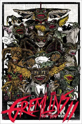 Gremlins 2 By Rhys Cooper - Regular - Rare Sold Out Mondo • $185