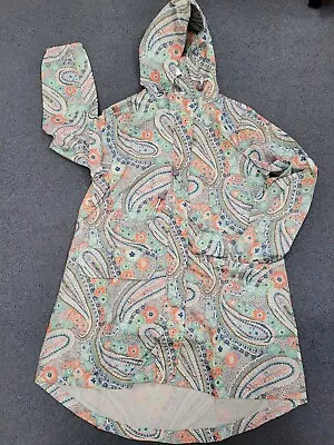 Vera Bradley Packable Raincoat Medium Citrus Paisley • $38.59