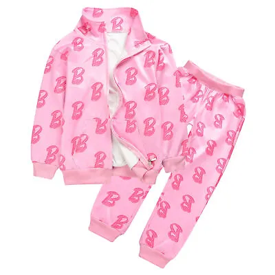 Kids Barbie The Movie Hoodie Tracksuit Set  Ken Hooded Jumper Top Pants Suits UK • £12.99