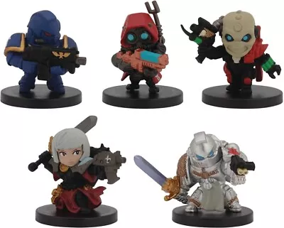 Bandai Warhammer 40000 40k Chibi Series 1 Complete Full Set Of 5 Figure USA • $13.95