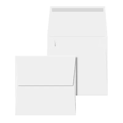 Square Envelopes Gummed Flap White Wove 28w(105gsm) 50 Per Pack • $23.64