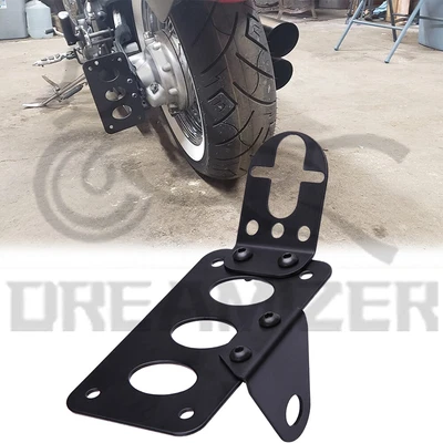 $25.25 • Buy License Plate Bracket Side Holder 3/4  Axle Tail Light For Yamaha V-STAR XVS1100
