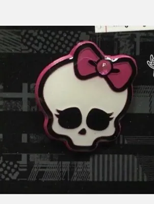 Monster High Skull Shaped Adjustable Ring Silver Plated • $2.53