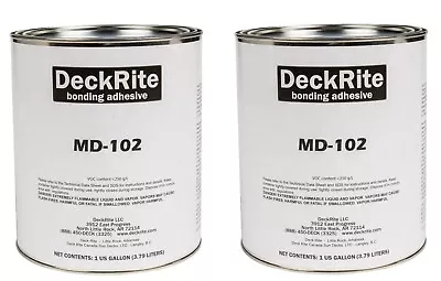 Marine Vinyl Flooring Adhesive Glue - MariDeck / DeckRite - (2) Gallons - MD 102 • $224.95