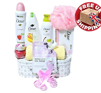Ladies Dove Pamper 9pcs Valentines Gift Set Birthday Girlfriend Wife Mum Sister • £19.95
