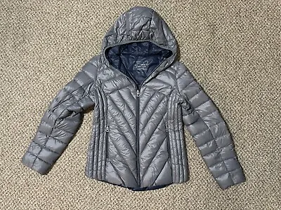 Lucky Brand Women Lightweight Packable Grey Down Puffer Jacket Sz S / Small • $22.98