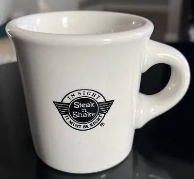 Steak N Shake Coffee Mug. Cup. Buffalo China Co. Heavy Diner Style. Nice! • $19.95