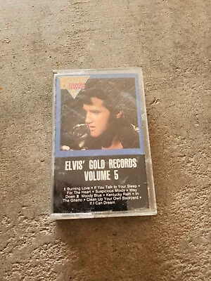 Elvis' Gold Records Volume 5 Cassette Tape RCA Records 1984 • $4.99