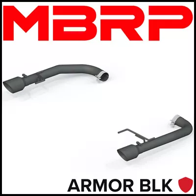 MBRP S7276BLK Armor BLK 2.5  Axle-Back Exhaust Fits 2015-17 Ford Mustang GT 5.0L • $304.99