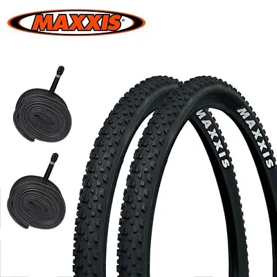 2 X MAXXIS Bike Bicycle Wirebead 26 Inch X 2.20 Tires + Tubes For Mountain Bike • $100.75