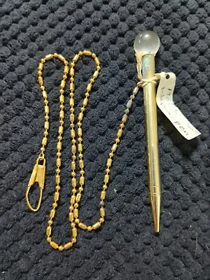 Vintage 1950's Telephone Dialer Mechanical Pencil On Chain • $10