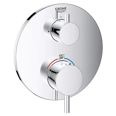 Atrio Chrome Dual Function Thermostatic Valve Trim Only Grohe 24151003  • $319.95