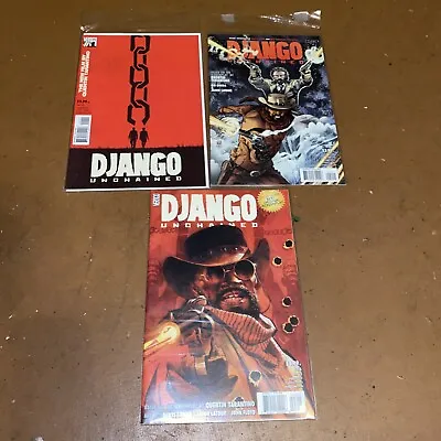 $9.90 • Buy Django Unchained # 1, #2, #3 Comic Lot Set Quentin Tarantino Movie