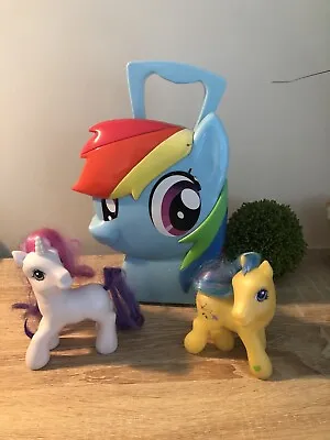 My Little Pony Hasbro Carry Case With 2 Ponies • £7.95