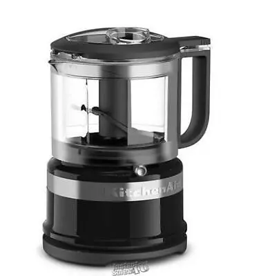 KitchenAid Black 3.5-Cup Mini Food Processor Two Speeds And Pulse Operation  • $74.99