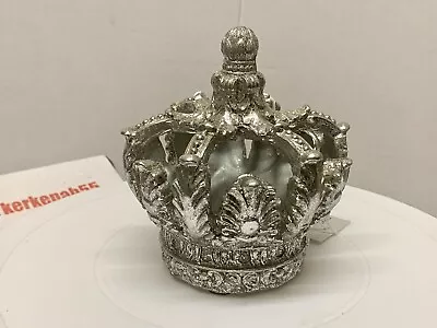 £25 • Buy NEXT Silver Crown Ornament King Queen Jubilee Sculpture GIFT RARE