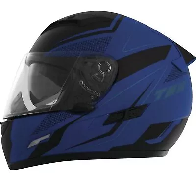 THH TS-80 FXX Motorcycle Helmet Blue/Black • $117.37