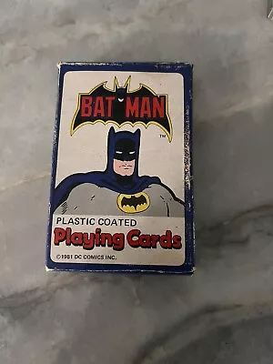 Batman Sealed VTg Playing Cards DC Comic Icon Rare Superhero Deck High Grade • $80