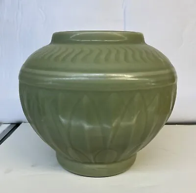 Chinese Antique Celadon Vase. 7 1/2 Inches.  Longquan Of Song Theu Ming • $388