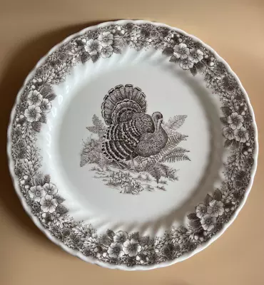 QUEEN'S Myott ~ THANKSGIVING ~ Turkey 12” CHOP PLATE ~ Platter ~ Charger • $27.95