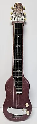 1950s Magnatone-Made Leilani Vintage Lap Steel Guitar Purple Pearloid • $375