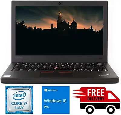 $299 • Buy Lenovo ThinkPad X270 Core I7-6600U 16GB RAM 128GB SSD Win 10 Pro Laptop Notebook